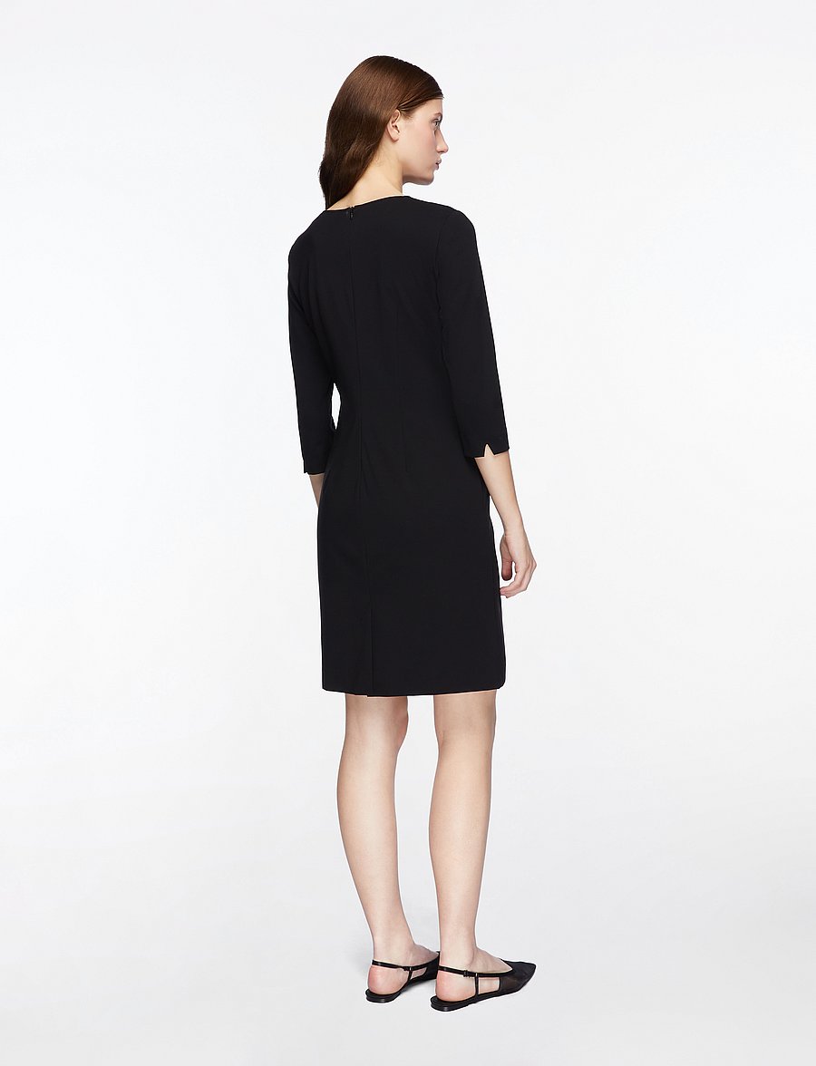 Claire Woman - CWDemi Dress - midi kjoler - black - 4
