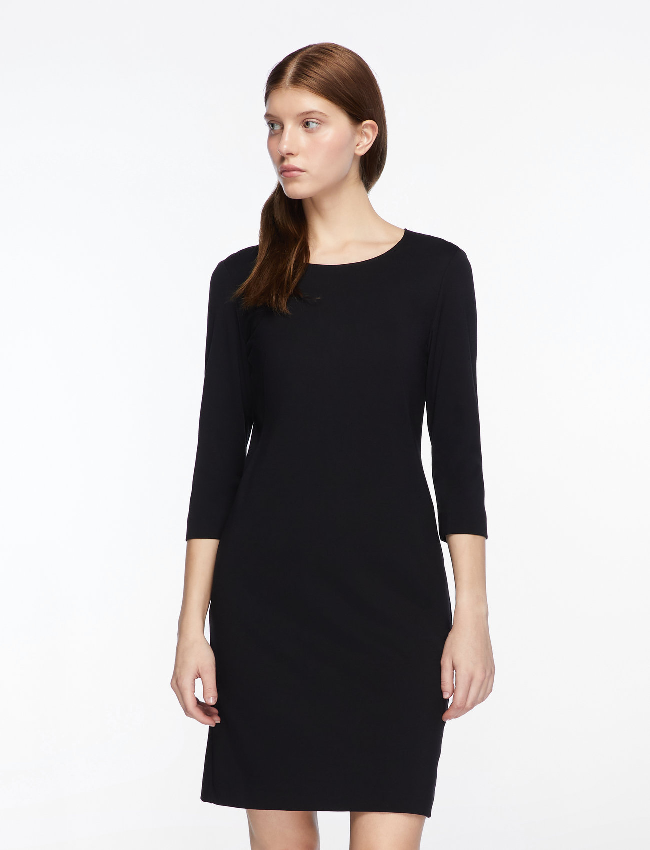 Claire Woman - CWDemi Dress - midi kjoler - black - 0