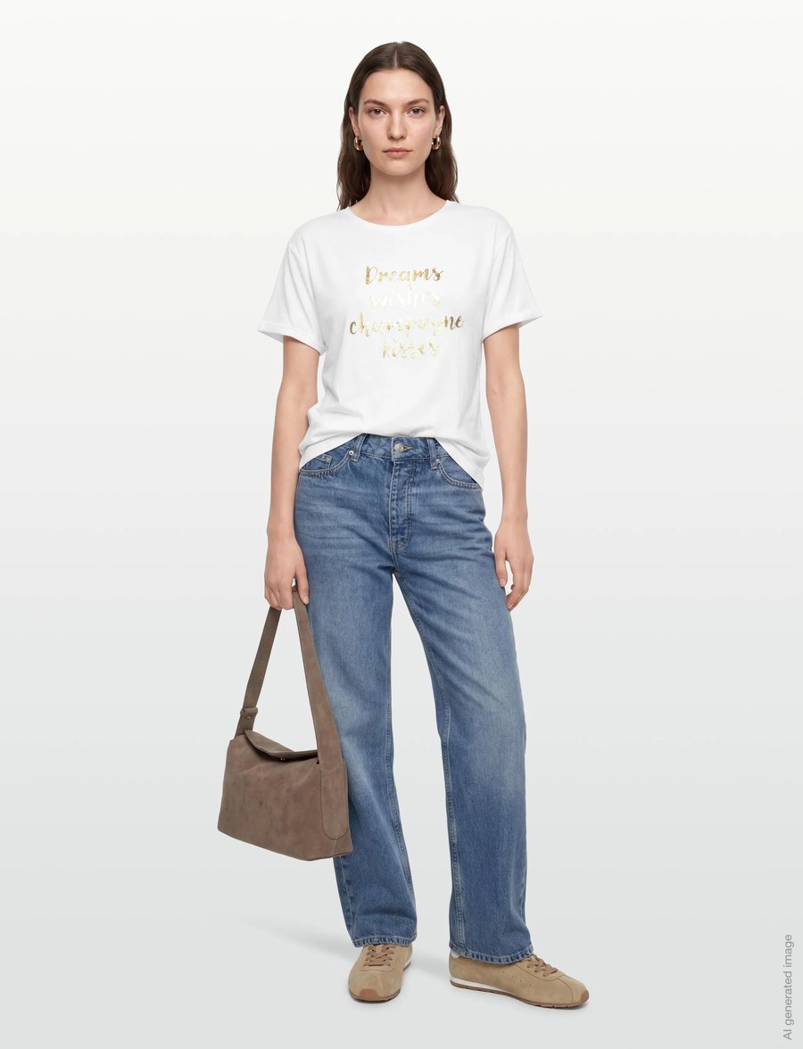 Claire Woman - Cwaoife - t-shirts - white - 0