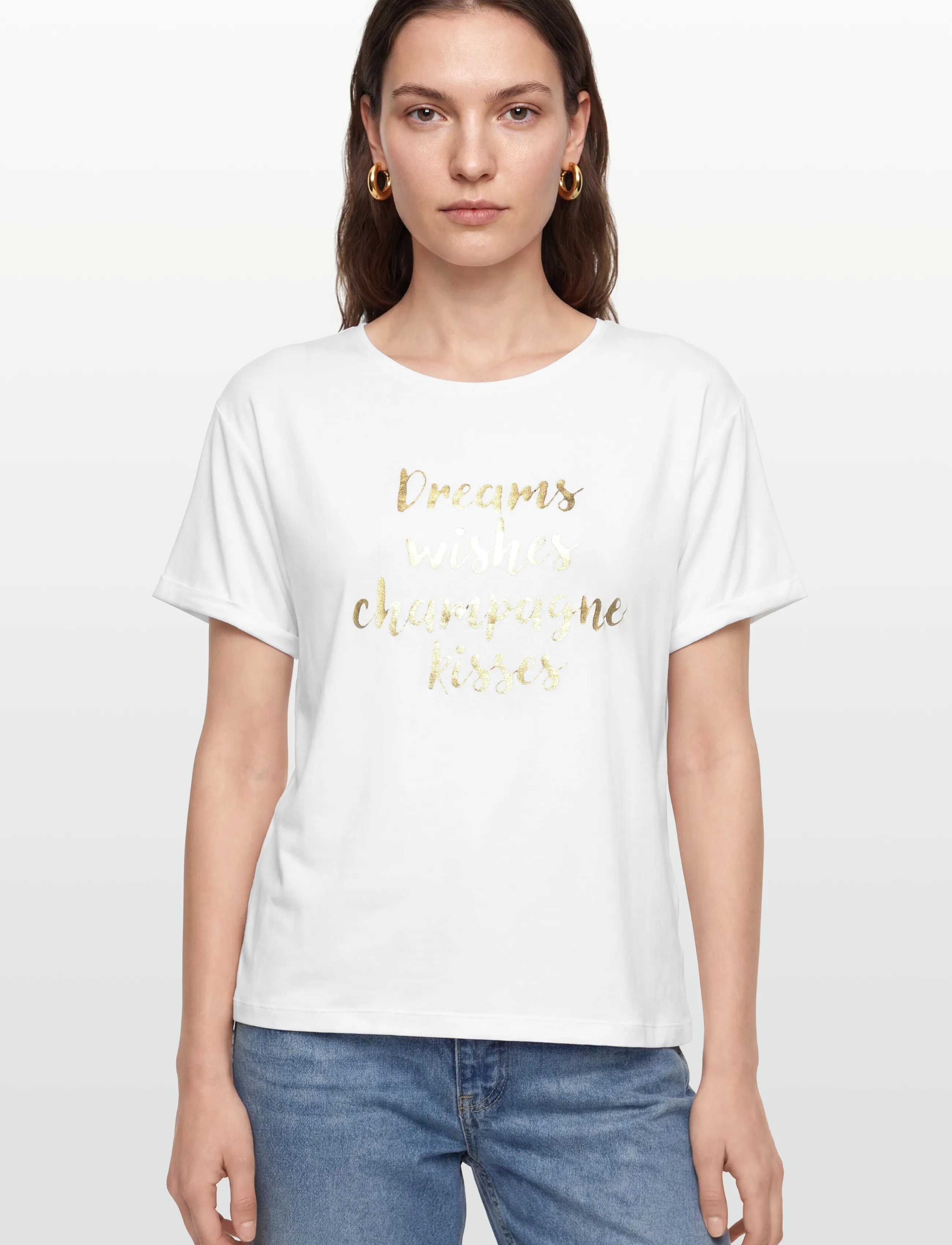 Claire Woman - Cwaoife - t-shirts - white - 3