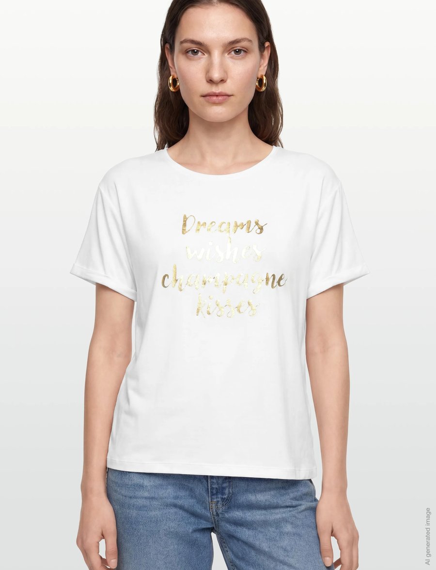 Claire Woman - Cwaoife - t-shirts - white - 3