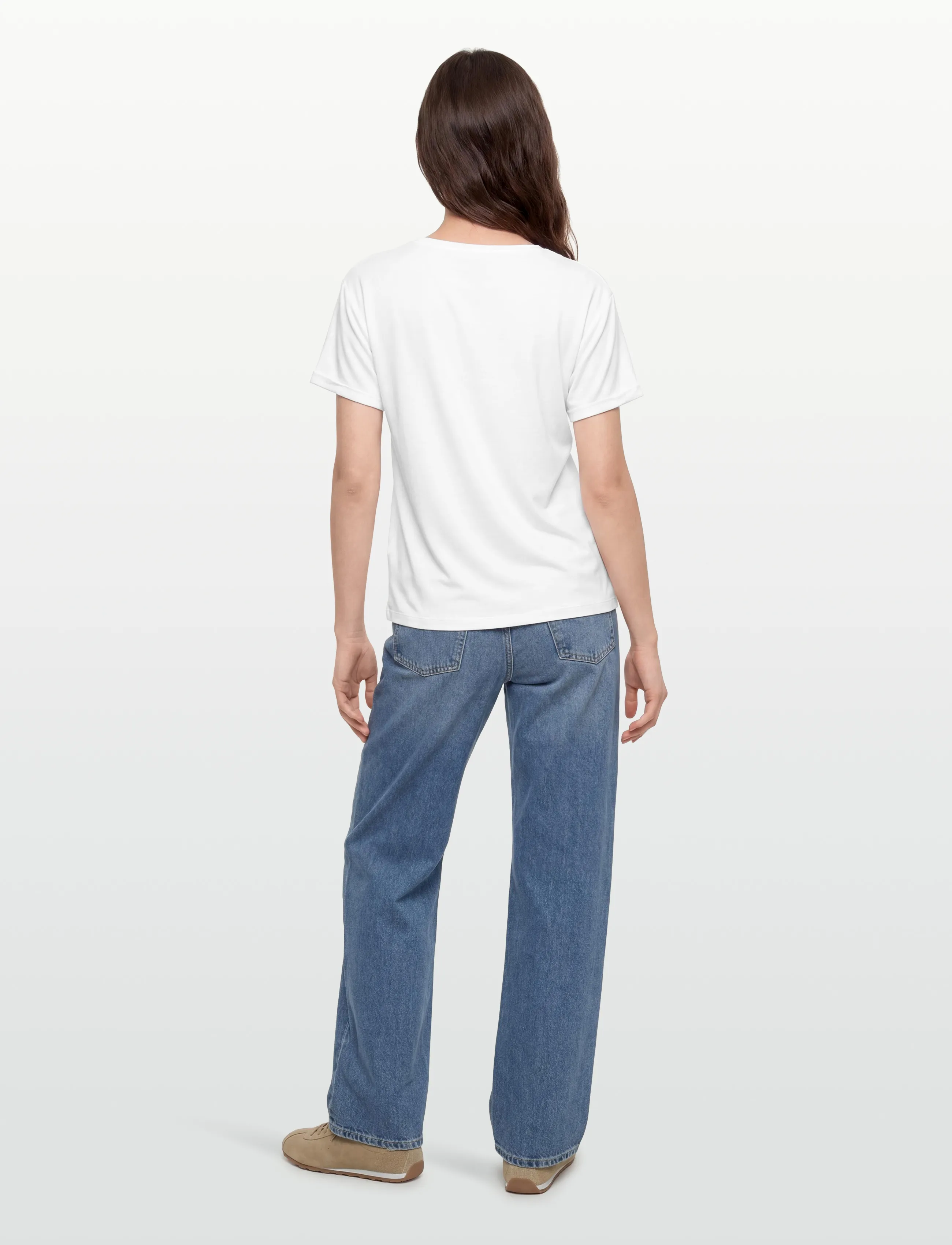 Claire Woman - Cwaoife - t-shirts - white - 4