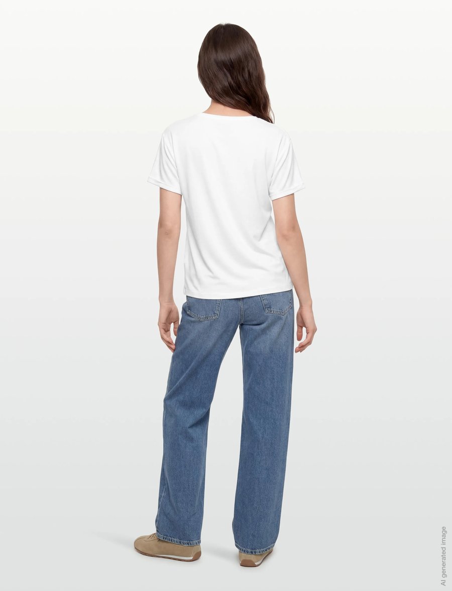 Claire Woman - Cwaoife - t-shirts - white - 4