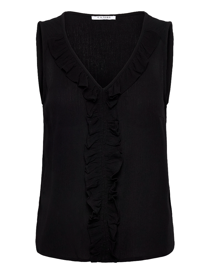 Claire Woman - Cwsabilla - Ærmeløse bluser - black - 0