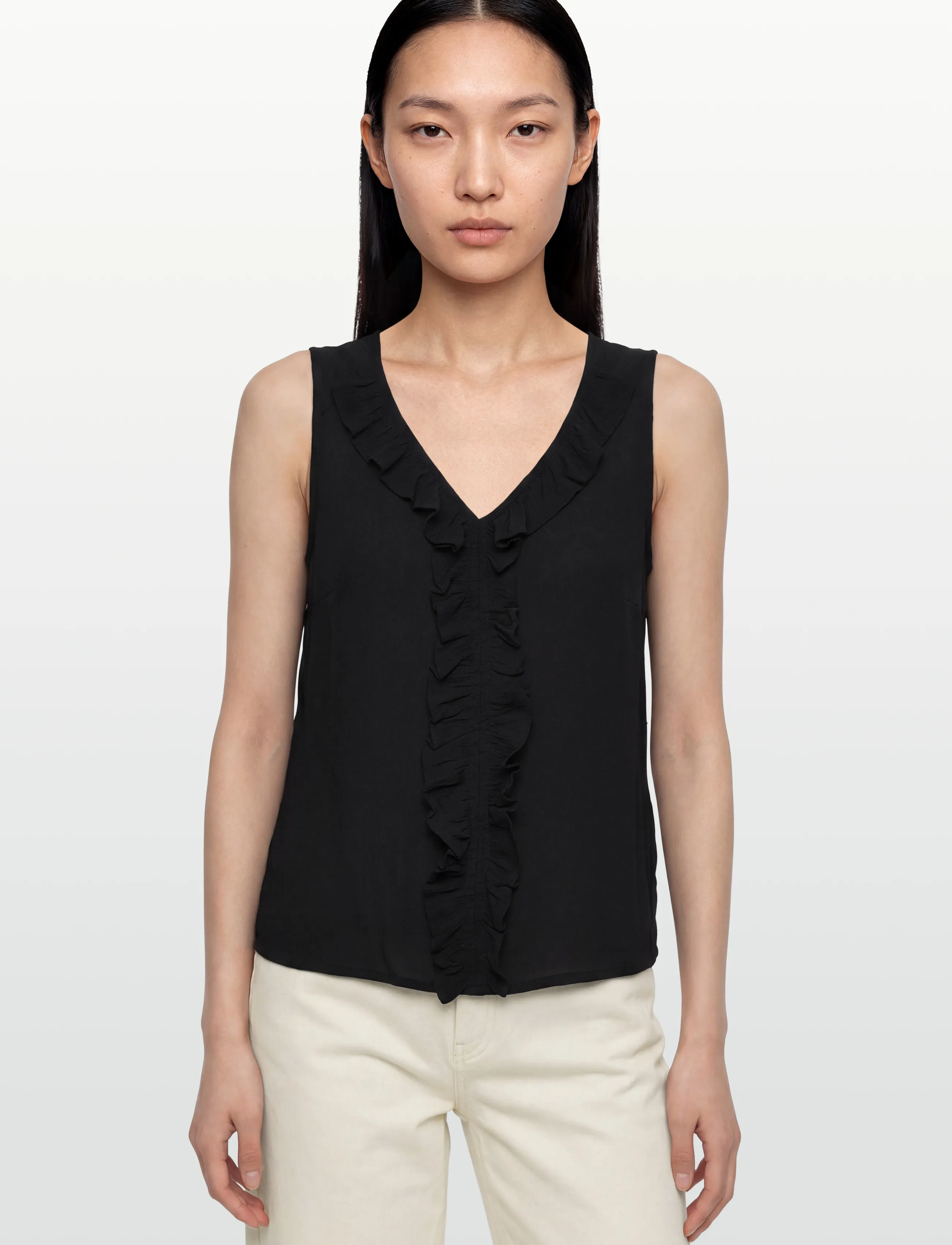 Claire Woman - Cwsabilla - Ärmlösa blusar - black - 3