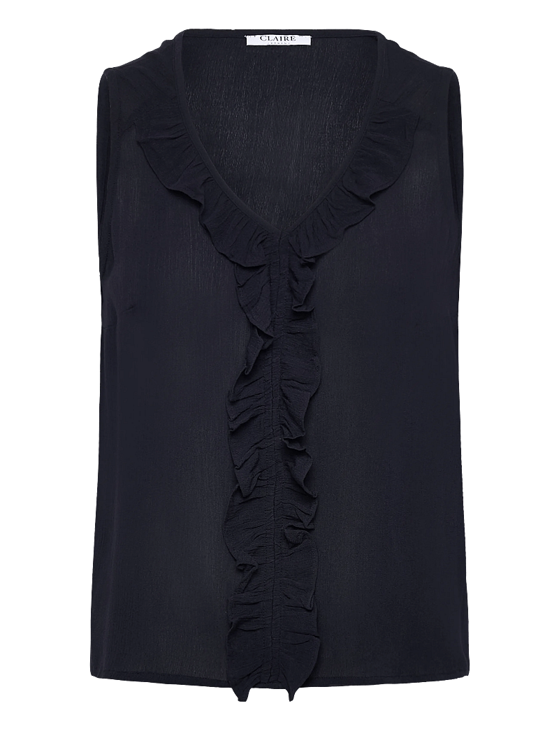 Claire Woman - Cwsabilla - Ærmeløse bluser - dark navy - 0