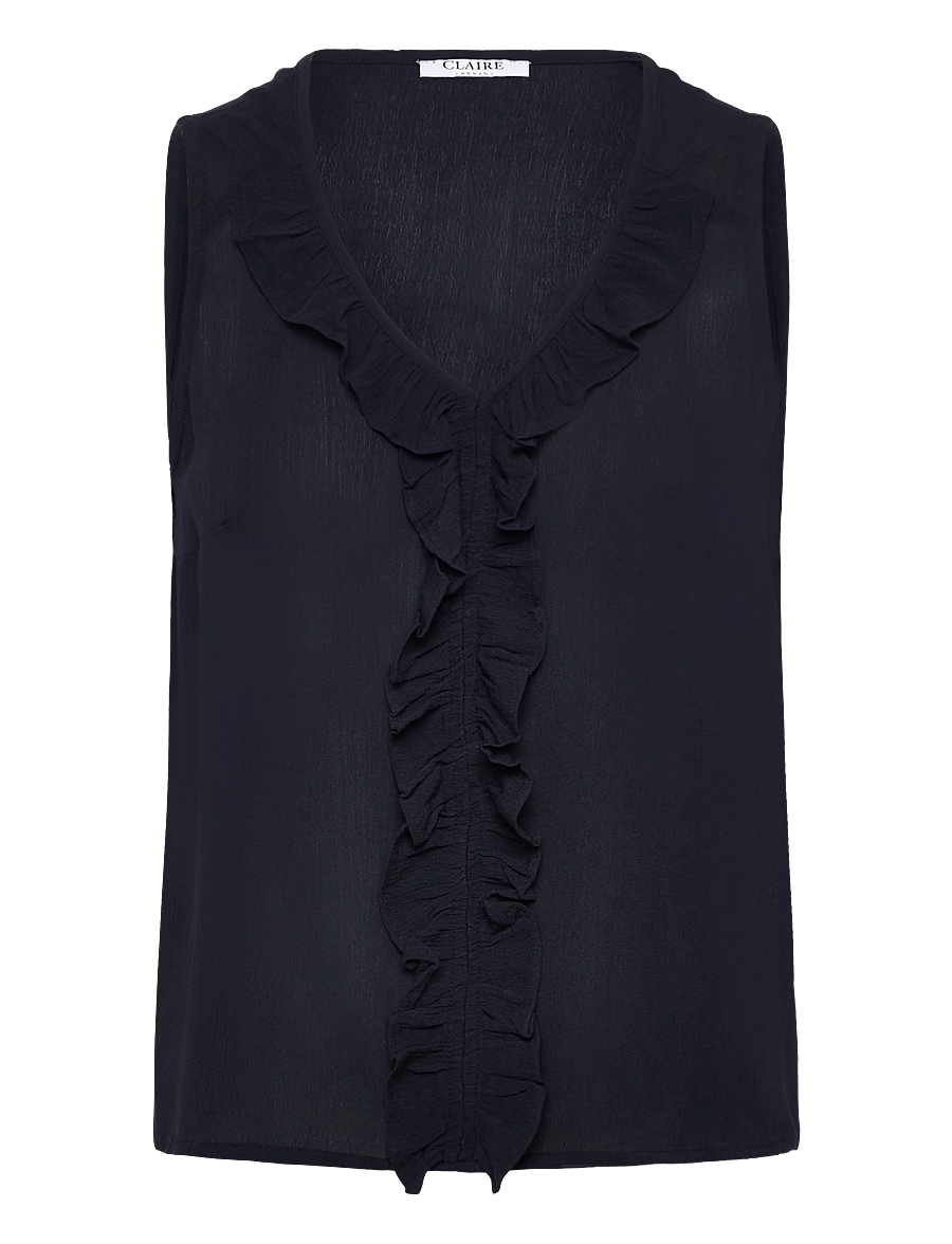 Claire Woman - Cwsabilla - Ärmellose blusen - dark navy - 0