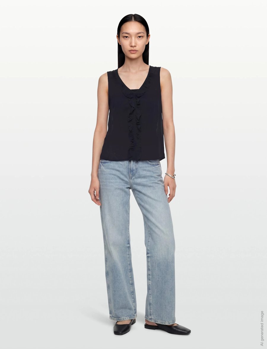 Claire Woman - Cwsabilla - Ärmlösa blusar - dark navy - 0