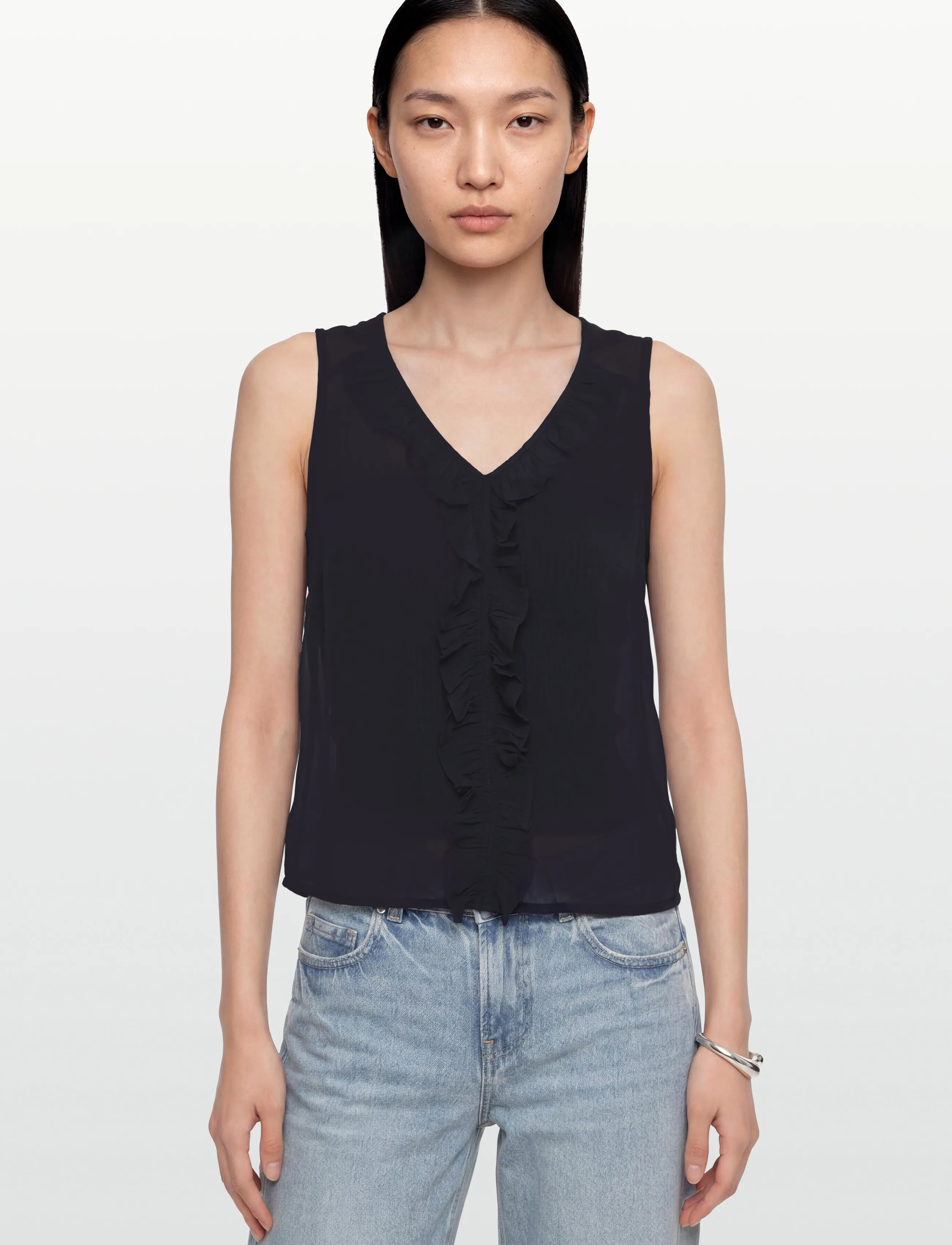 Claire Woman - Cwsabilla - bluzki bez rękawów - dark navy - 3
