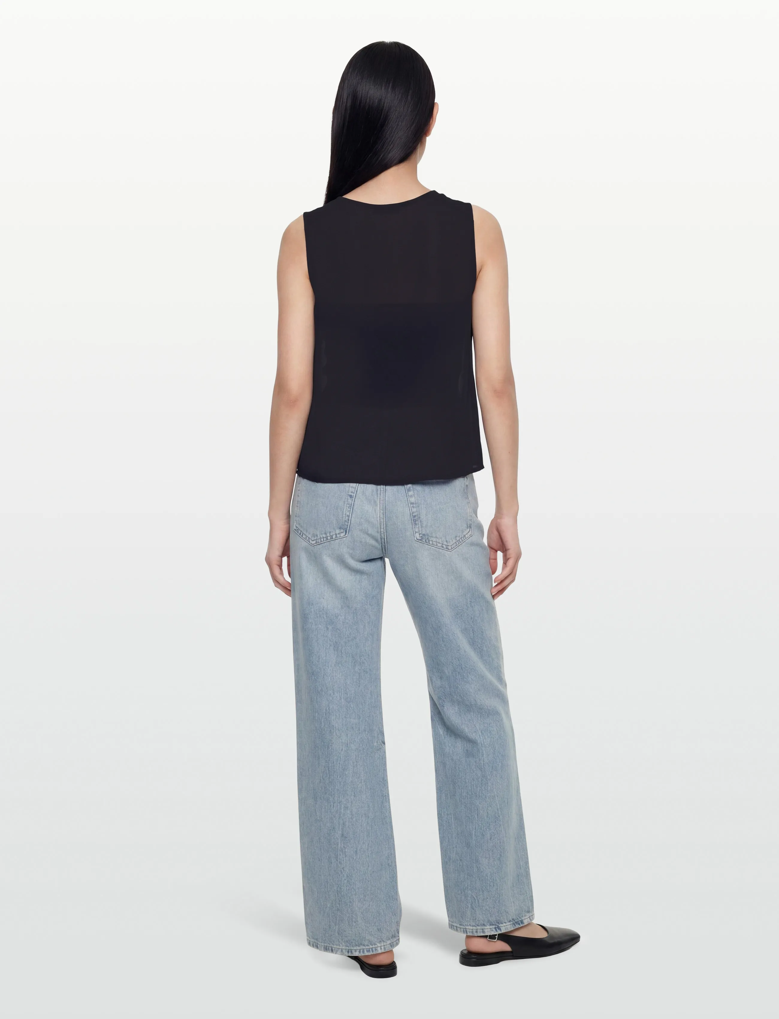 Claire Woman - Cwsabilla - bluzki bez rękawów - dark navy - 4