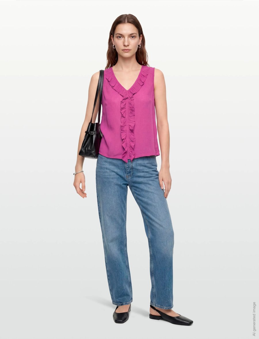 Claire Woman - Cwsabilla - Ärmellose blusen - fiji pink - 0