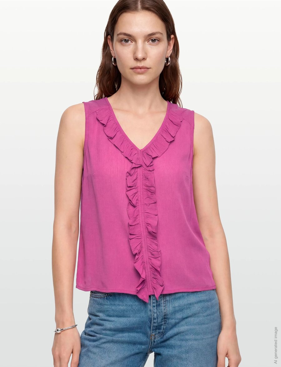 Claire Woman - Cwsabilla - Ärmellose blusen - fiji pink - 3