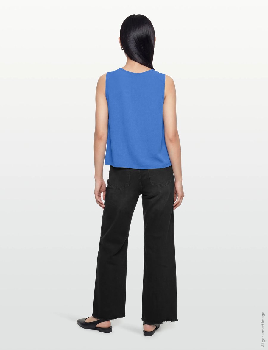 Claire Woman - Cwsabilla - Ärmellose blusen - marina - 4