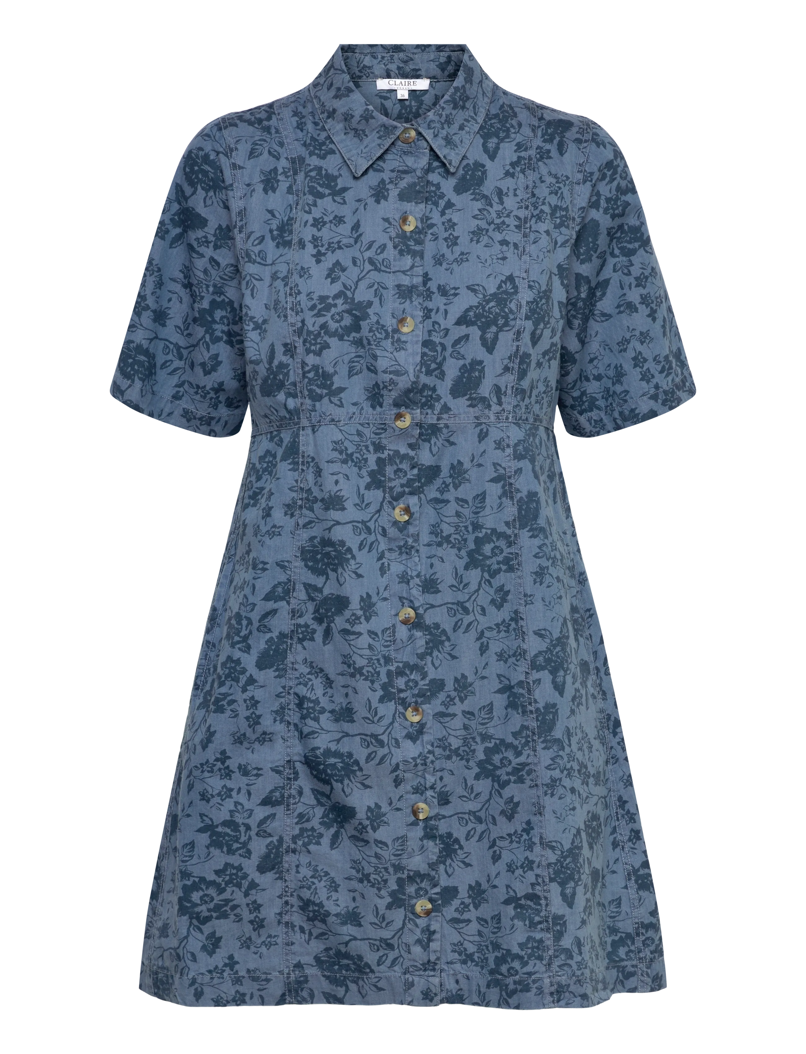 Claire Woman Cwdaisymariia - Tøj - MEDIUM BLUE DENIM / blue