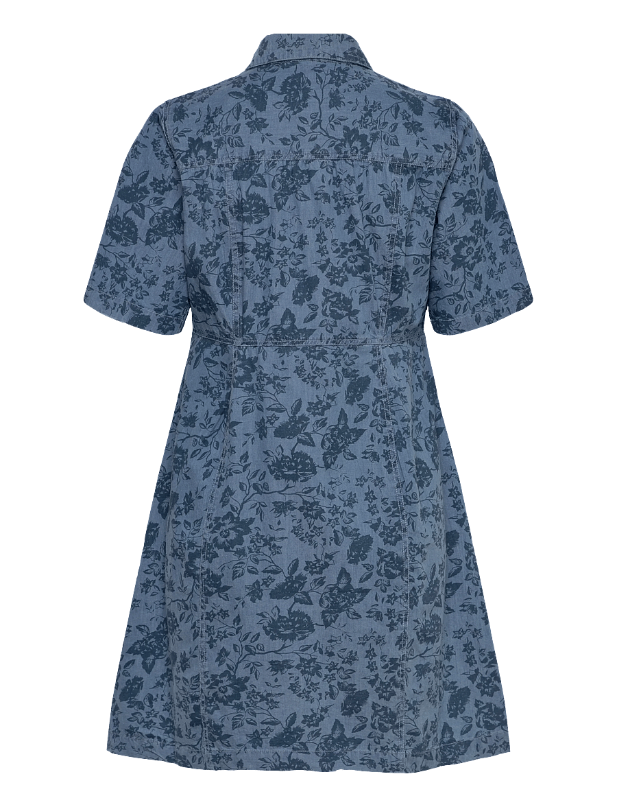 Claire Woman - Cwdaisymariia - shirt dresses - medium blue denim - 2