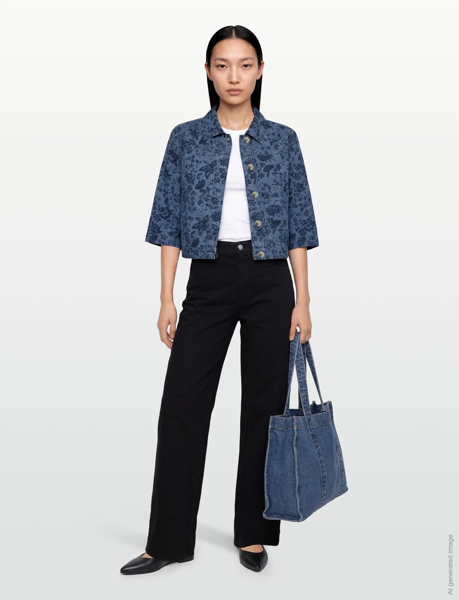 Claire Woman - Cweffie - frühlingsjacken - medium blue denim - 0
