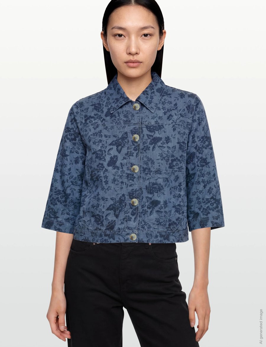 Claire Woman - Cweffie - frühlingsjacken - medium blue denim - 3