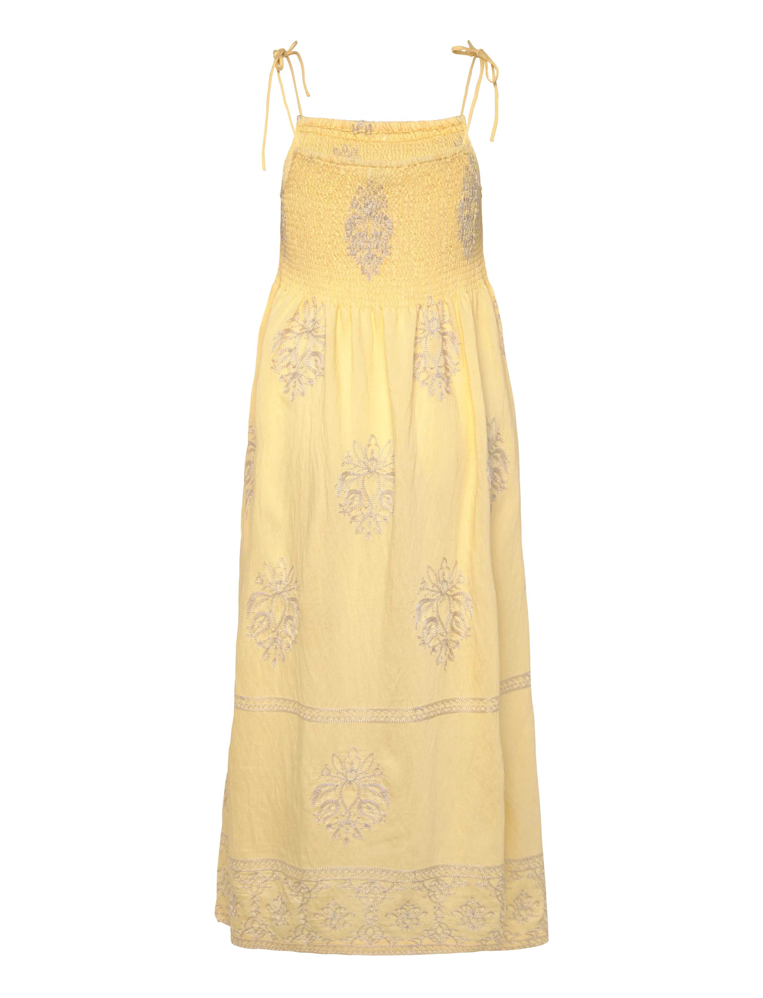 Claire Woman - Cwkalinka - summer dresses - pale yellow - 1