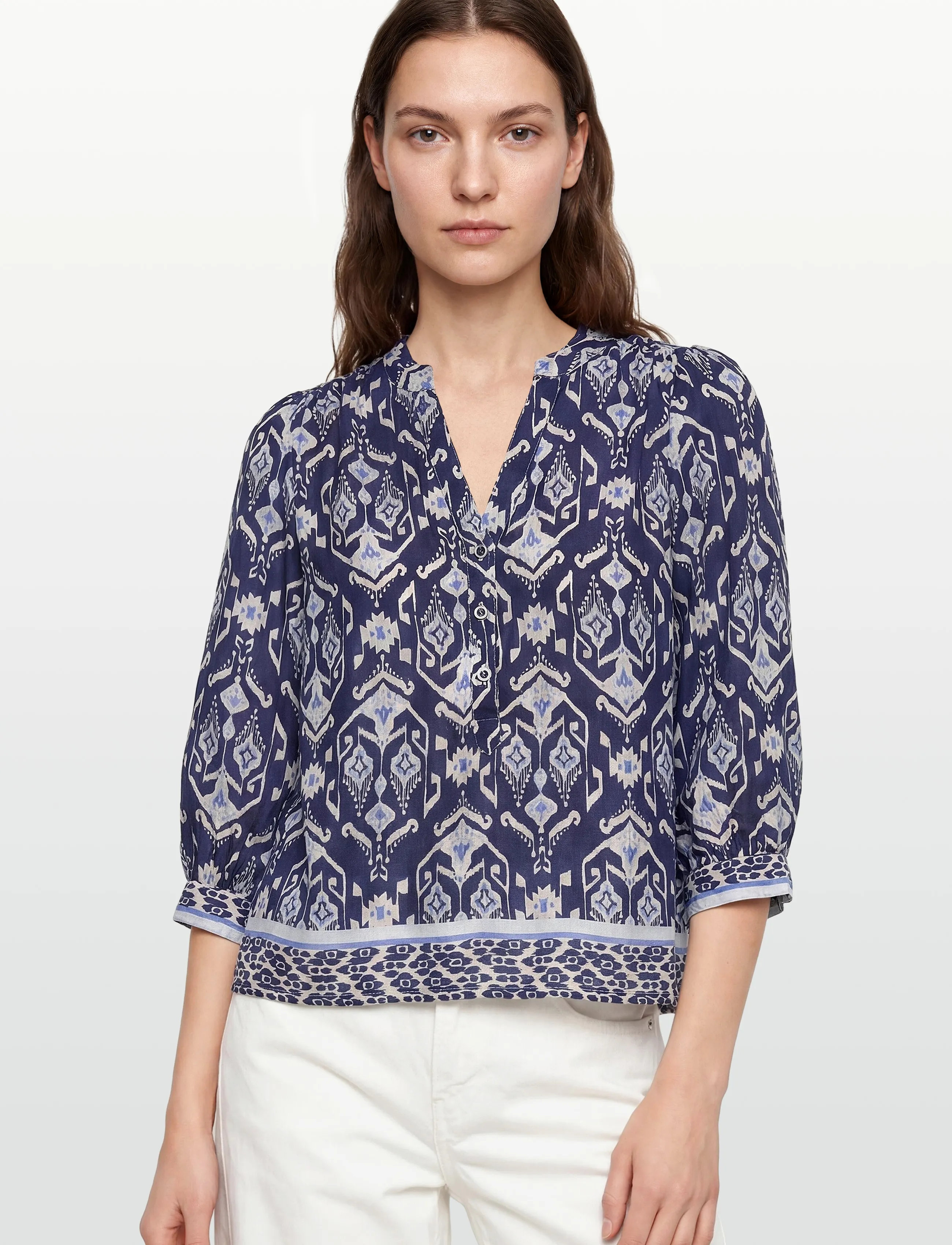 Claire Woman - Cwsaharra - langærmede bluser - blueprint - 3