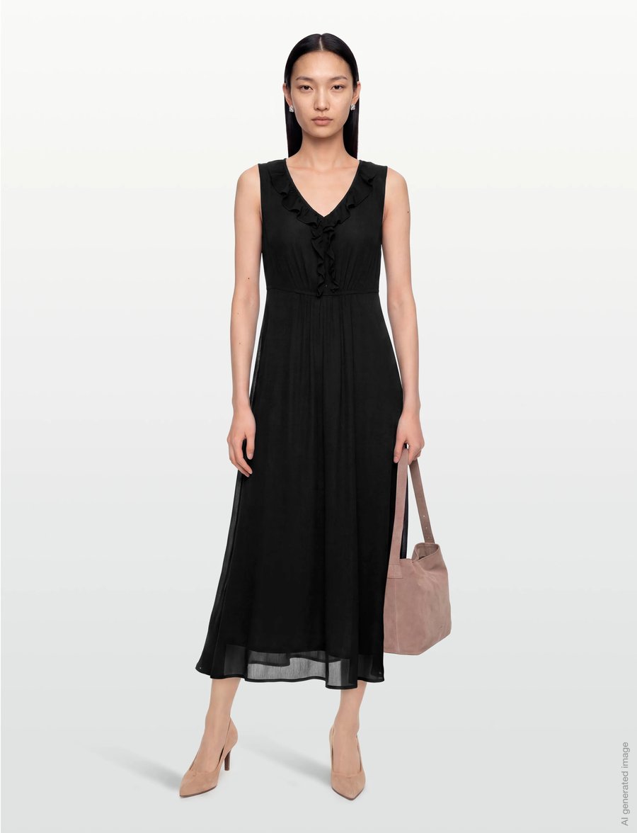 Claire Woman - Cwdilan - midi dresses - black - 0