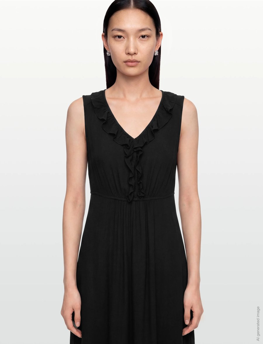 Claire Woman - Cwdilan - midi dresses - black - 3