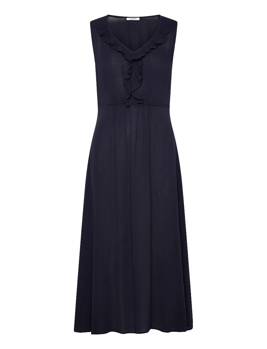 Claire Woman - Cwdilan - midi dresses - dark navy - 0