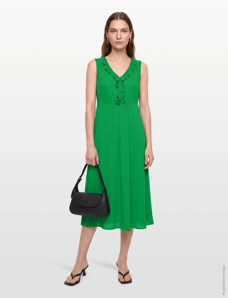 Claire Woman - Cwdilan - midikleider - green bee - 0