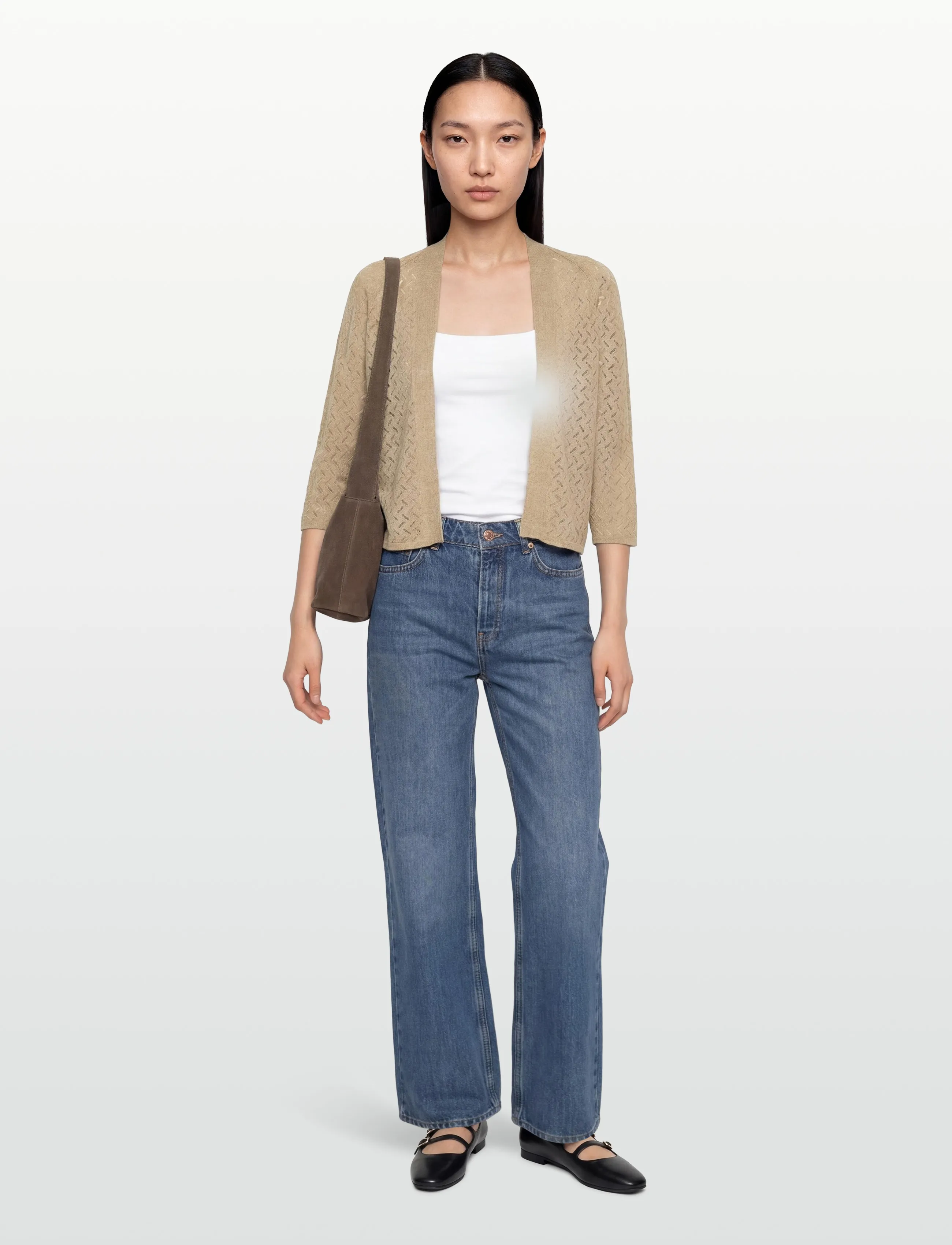 Claire Woman Cwcelina, 46, Jackets, Beige - Light-summer Jacket, Frauen