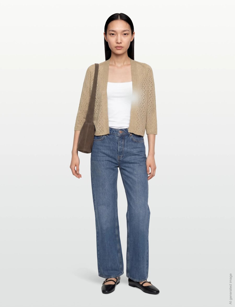 Claire Woman - Cwcelina - forårsjakker - sand stone melange - 0