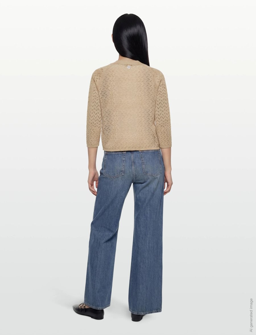 Claire Woman - Cwcelina - forårsjakker - sand stone melange - 4