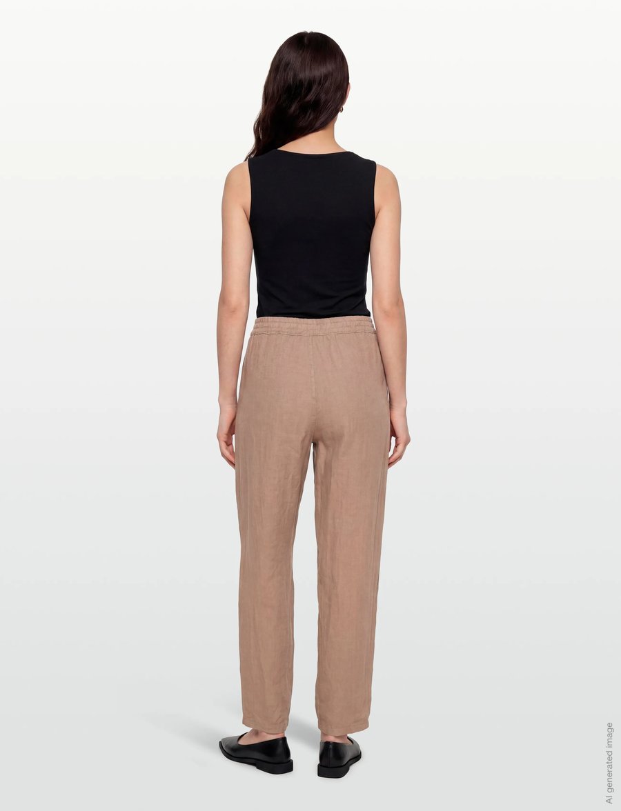 Claire Woman - Cwterne - leinenhosen - mountain - 4