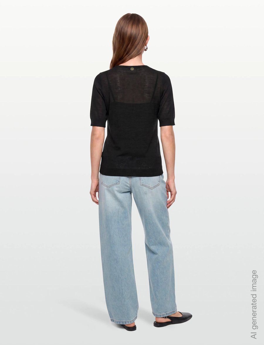 Claire Woman - Cwpanilla - striktrøjer - black biella - 4