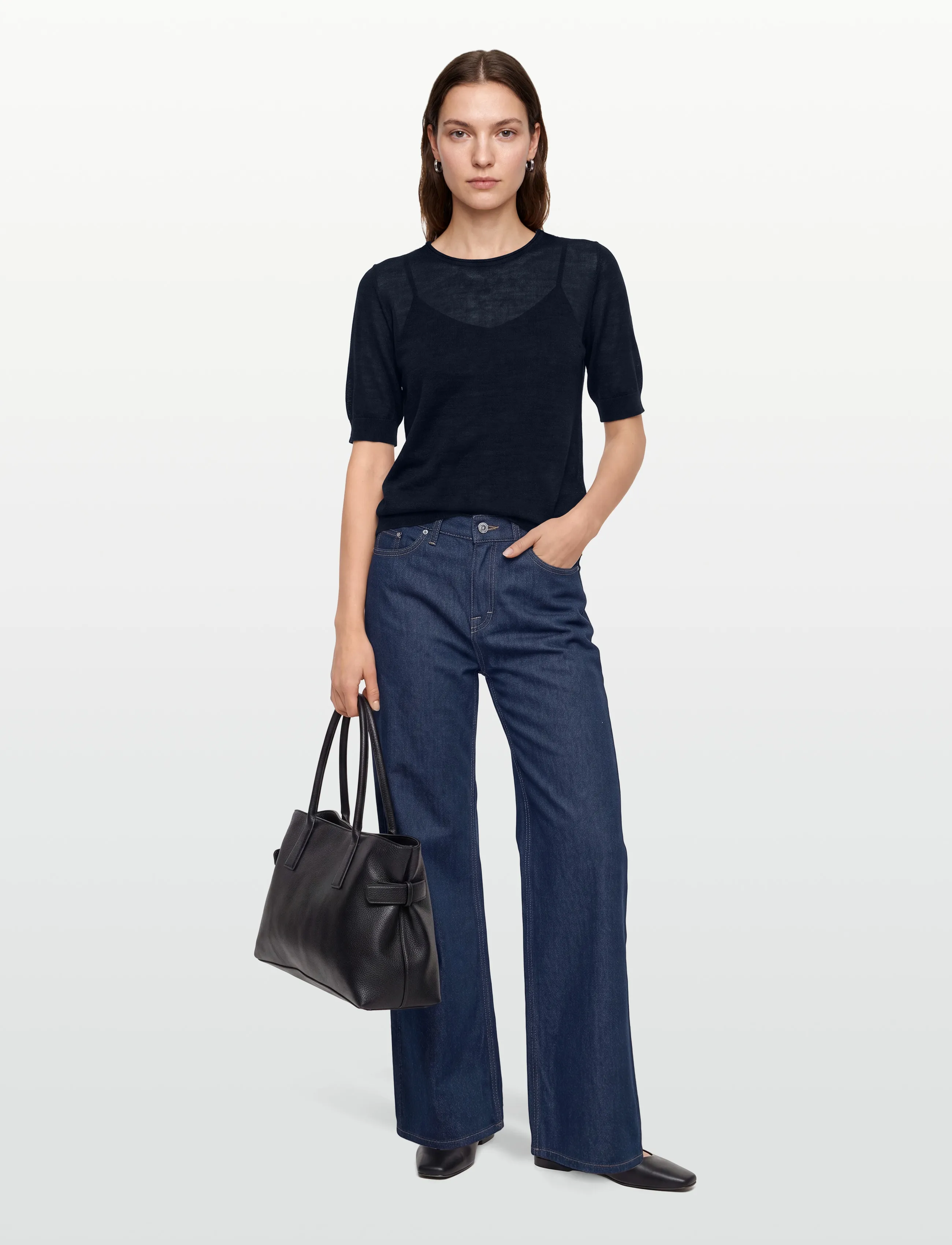 Claire Woman Cwpanilla, 40, Knitwear, Marineblau - Jumpers, Frauen