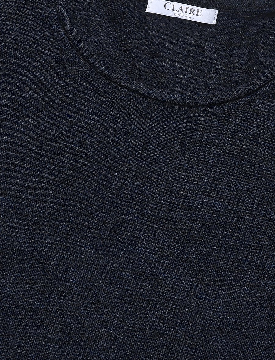 Claire Woman - Cwpanilla - pullover - dark navy melange - 5