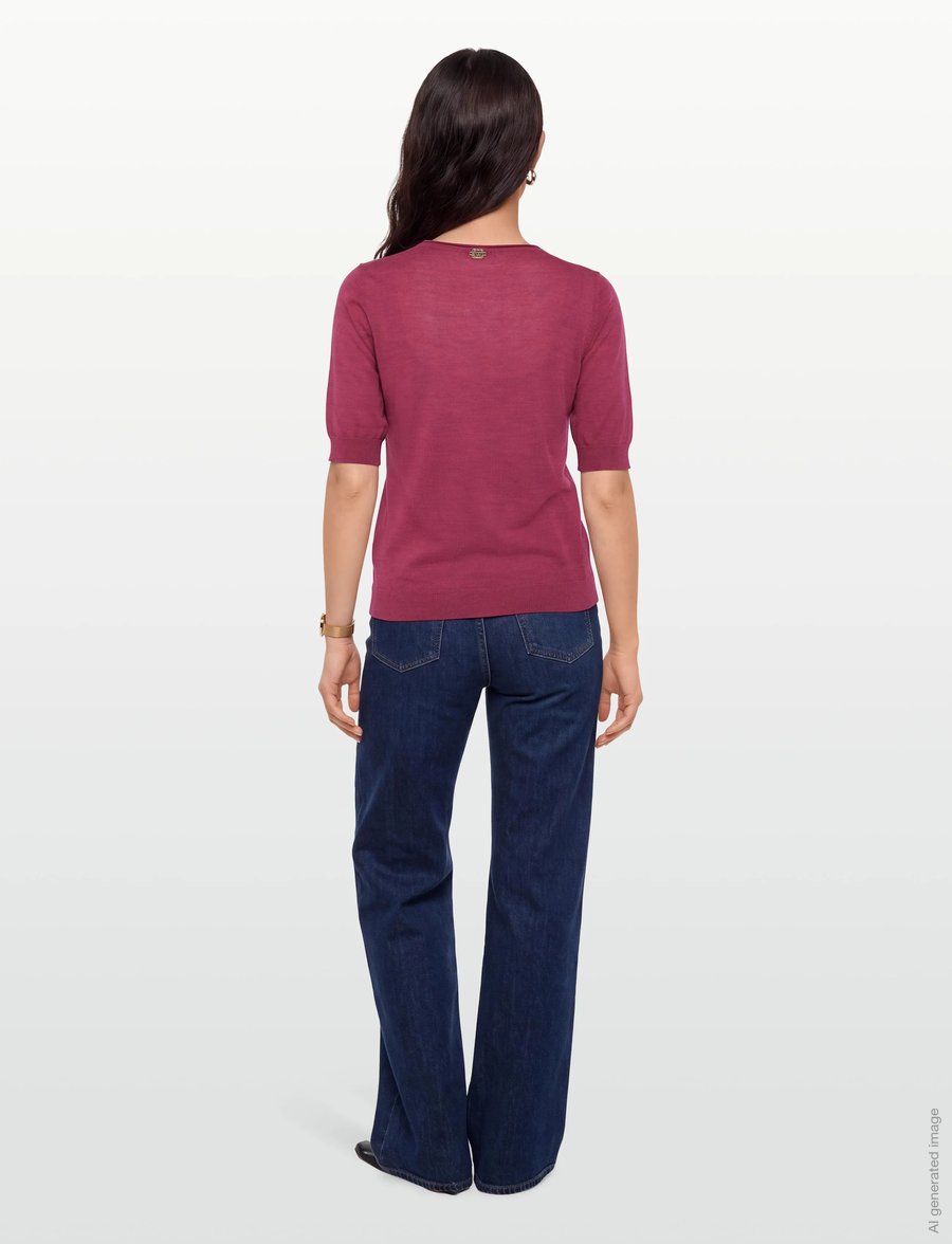 Claire Woman - Cwpanilla - pullover - pinky melange - 4