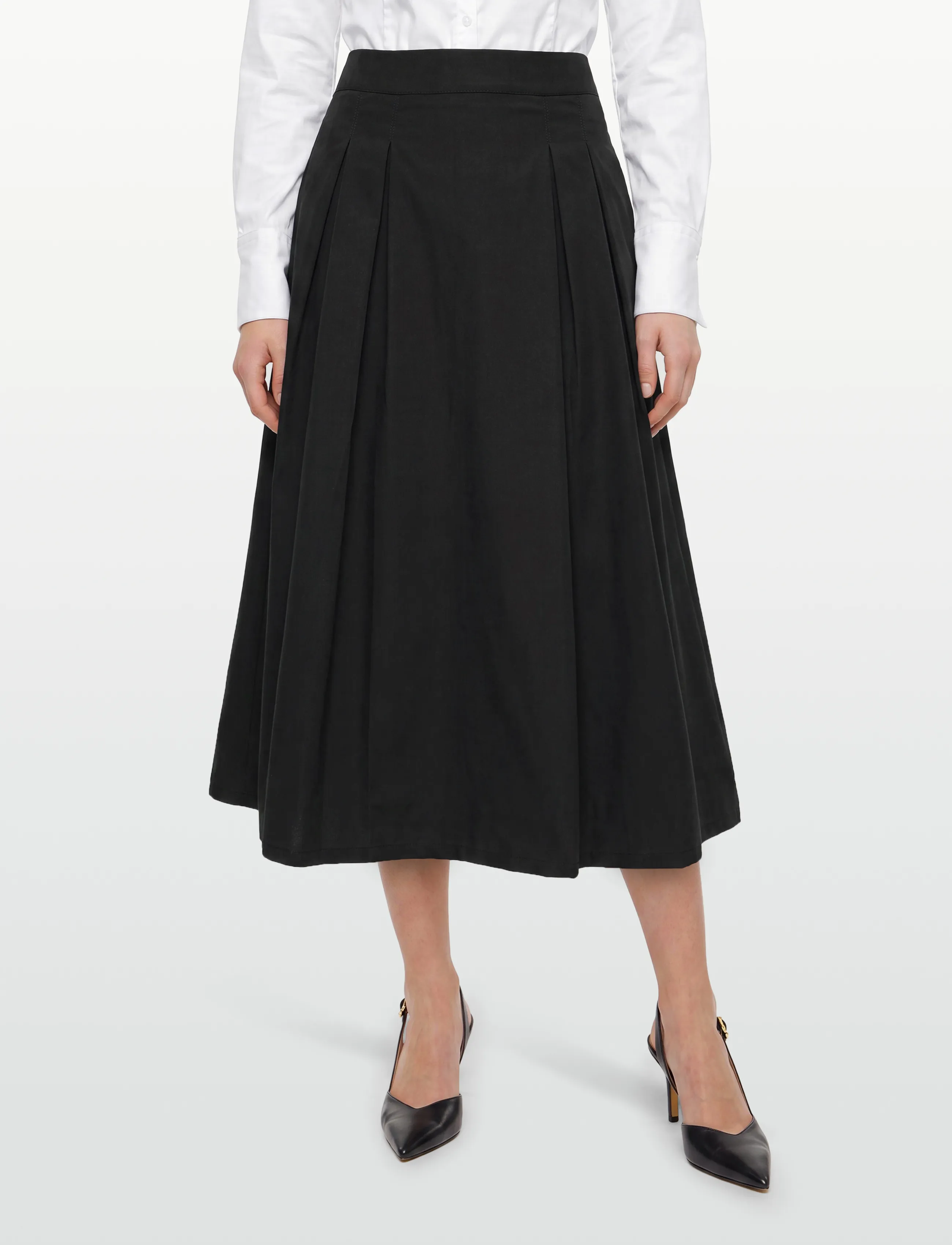 Claire Woman - Cwnunia - plisseeritud seelikud - black - 3