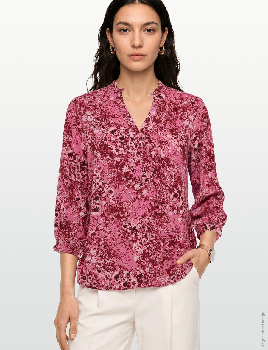 Claire Woman - Cwsadie - långärmade skjortor - wild rose - 3
