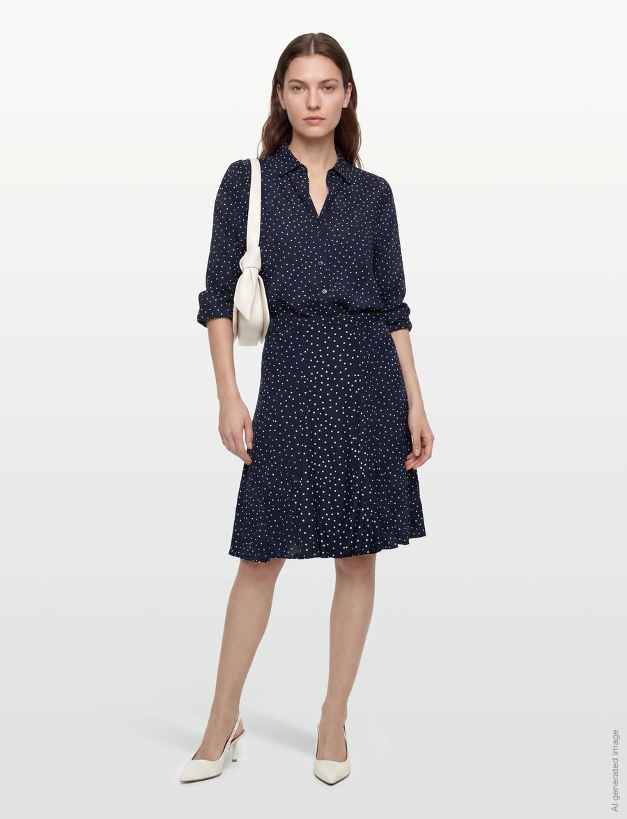 Claire Woman - Cwnatika - midi skirts - dark navy - 0