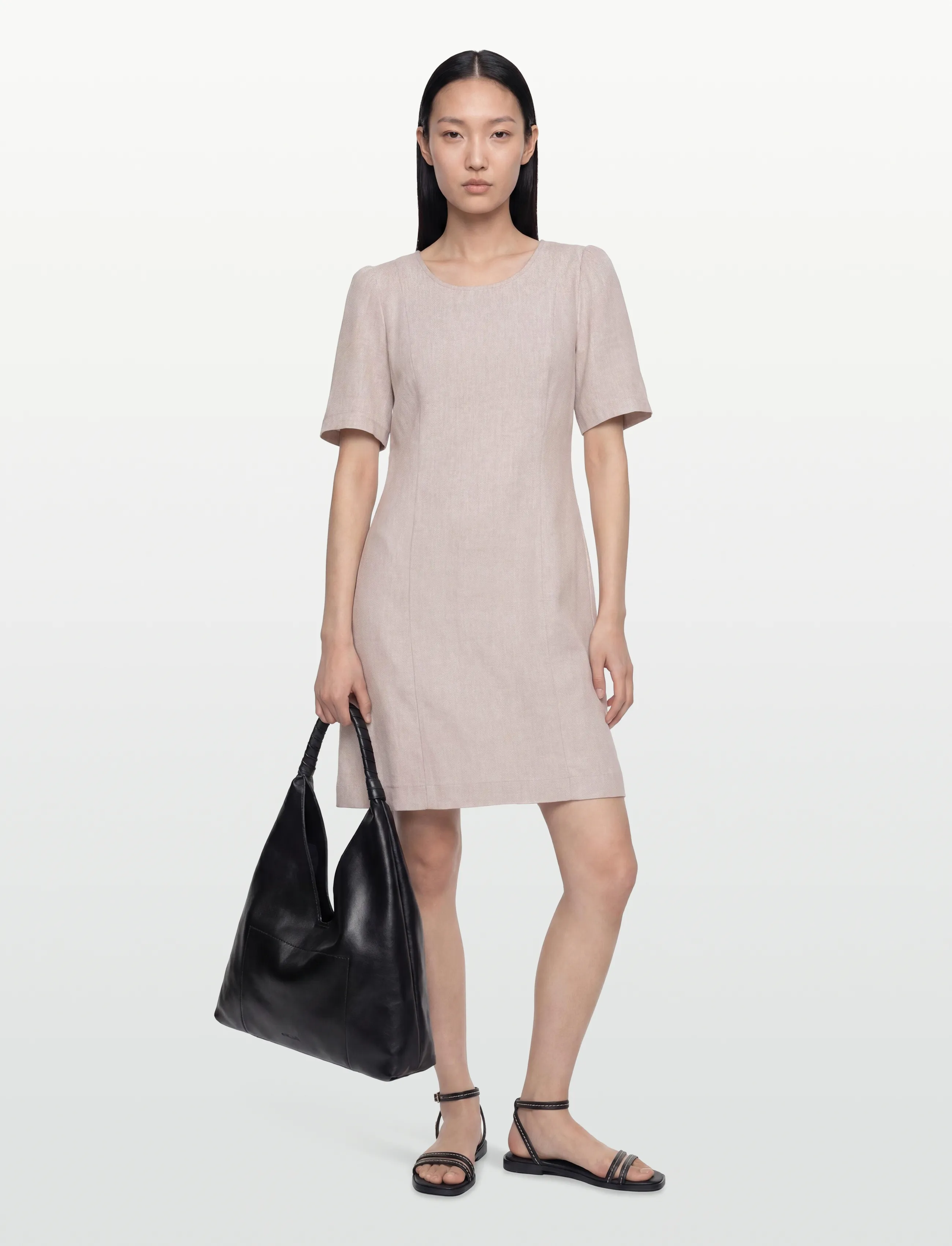 Claire Woman Cwdorah, 40, Dresses, Beige - Short Dress, Frauen