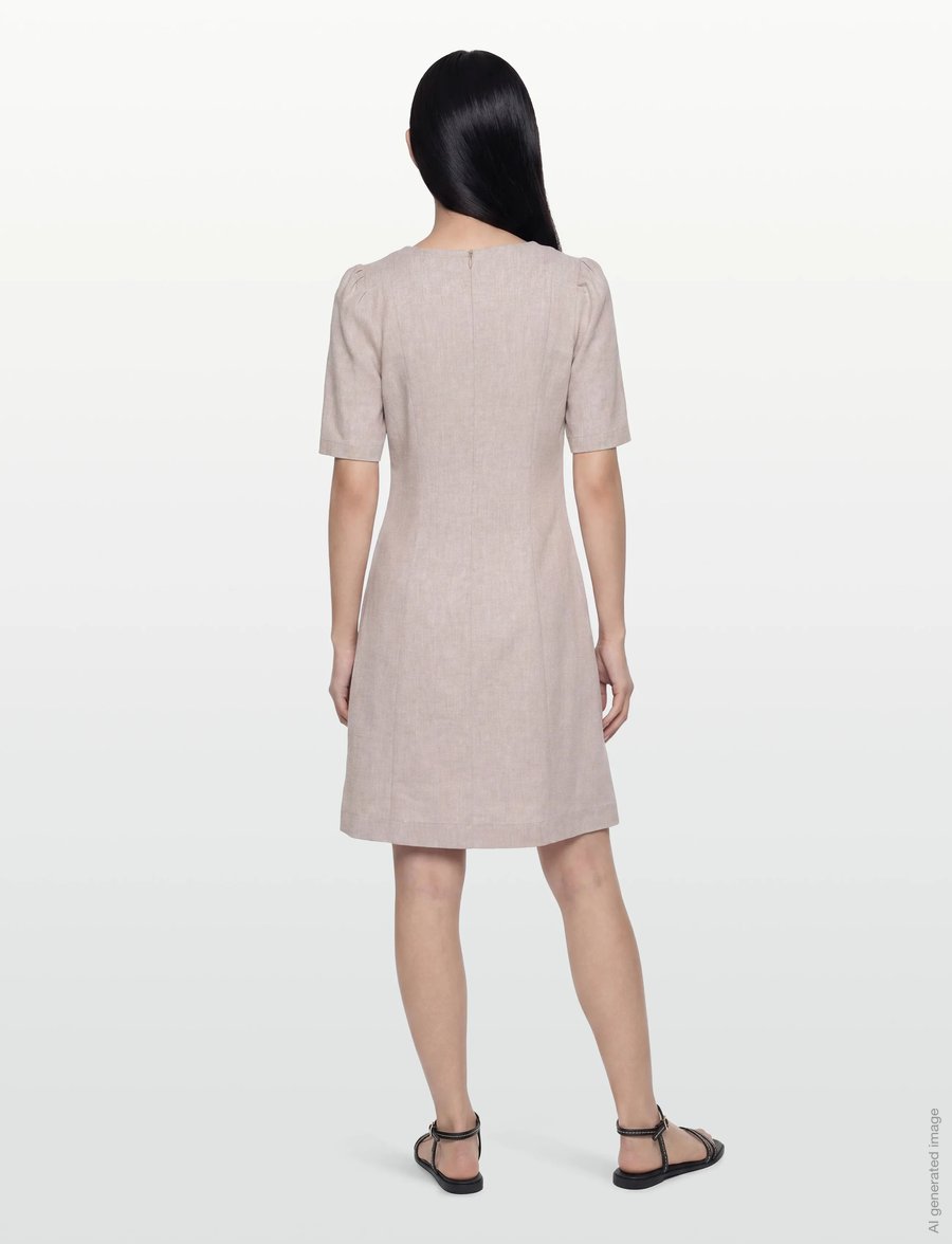 Claire Woman - Cwdorah - short dresses - umber - 4