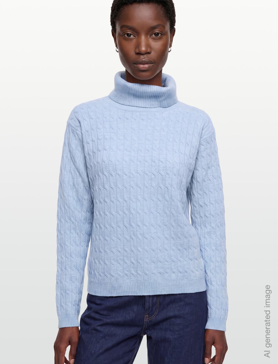 Claire Woman - CWPhyllis - pullover - blue bird melange - 3