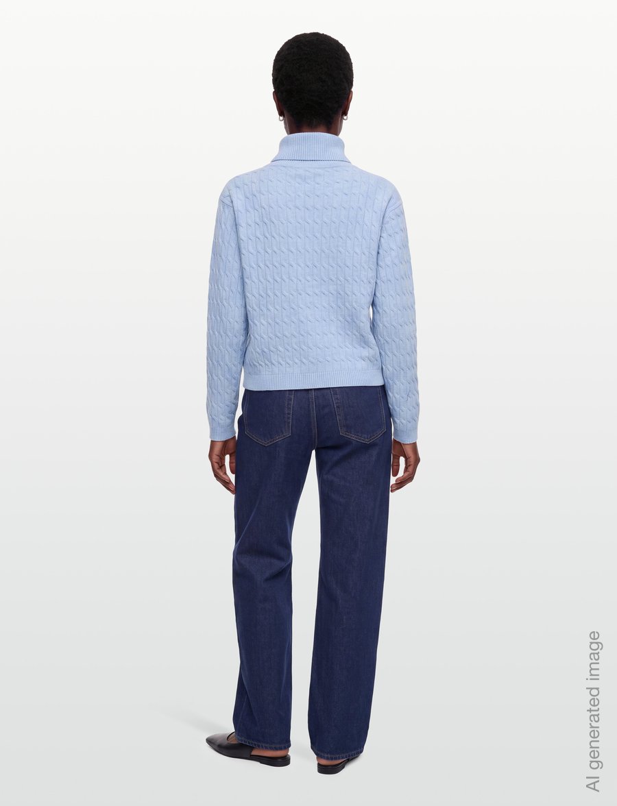 Claire Woman - CWPhyllis - pullover - blue bird melange - 4
