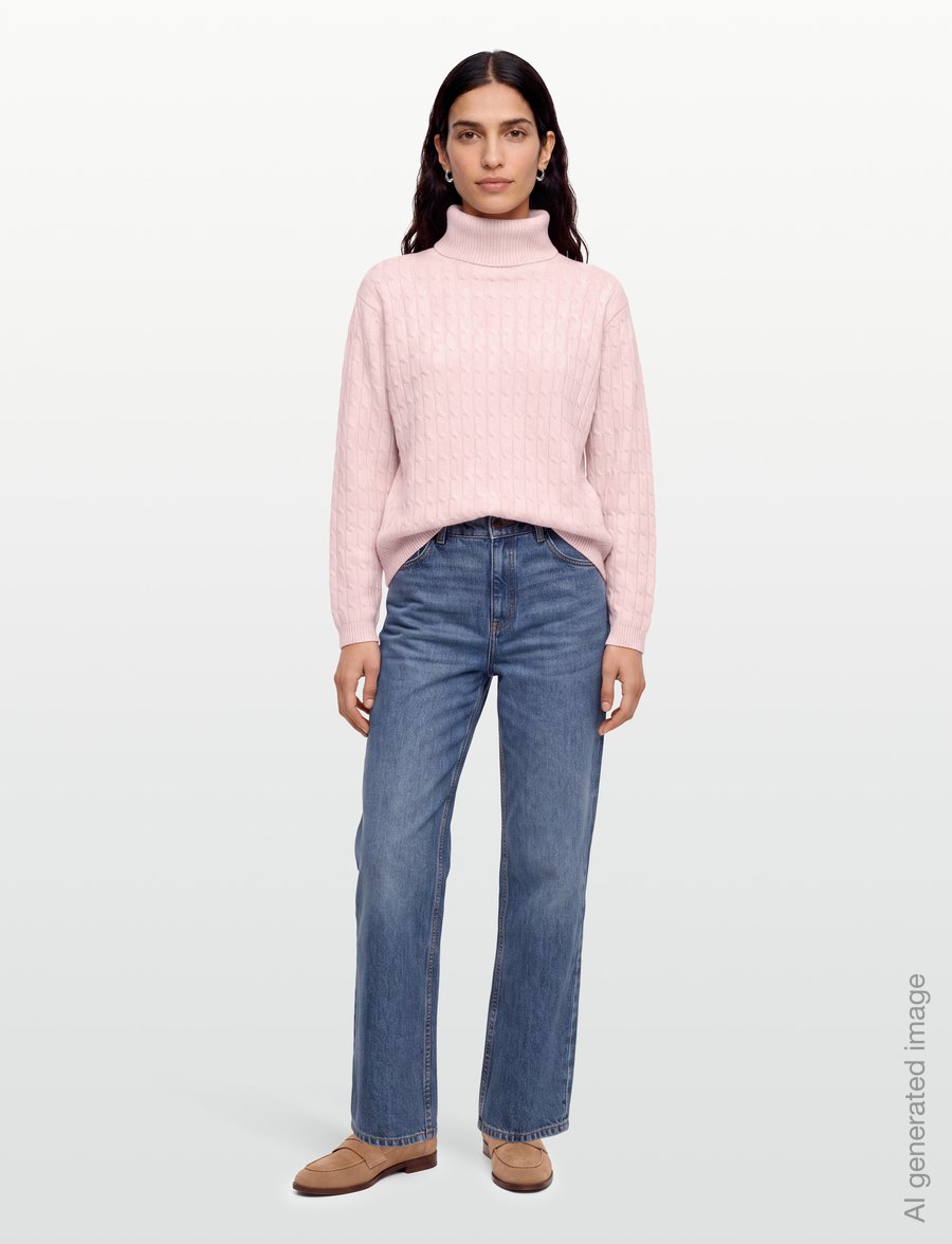 Claire Woman - CWPhyllis - pullover - pale pink melange - 0