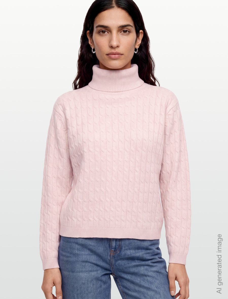 Claire Woman - CWPhyllis - pullover - pale pink melange - 3