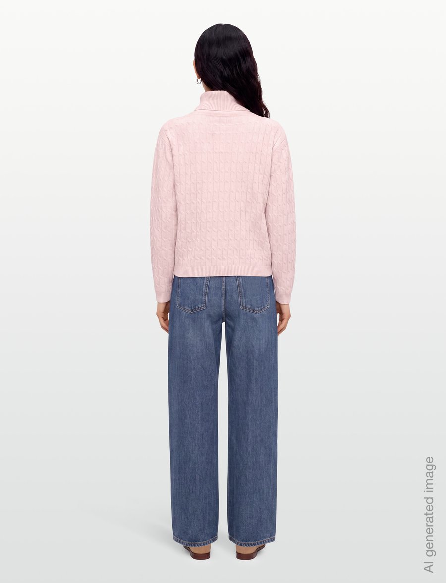 Claire Woman - CWPhyllis - pullover - pale pink melange - 4