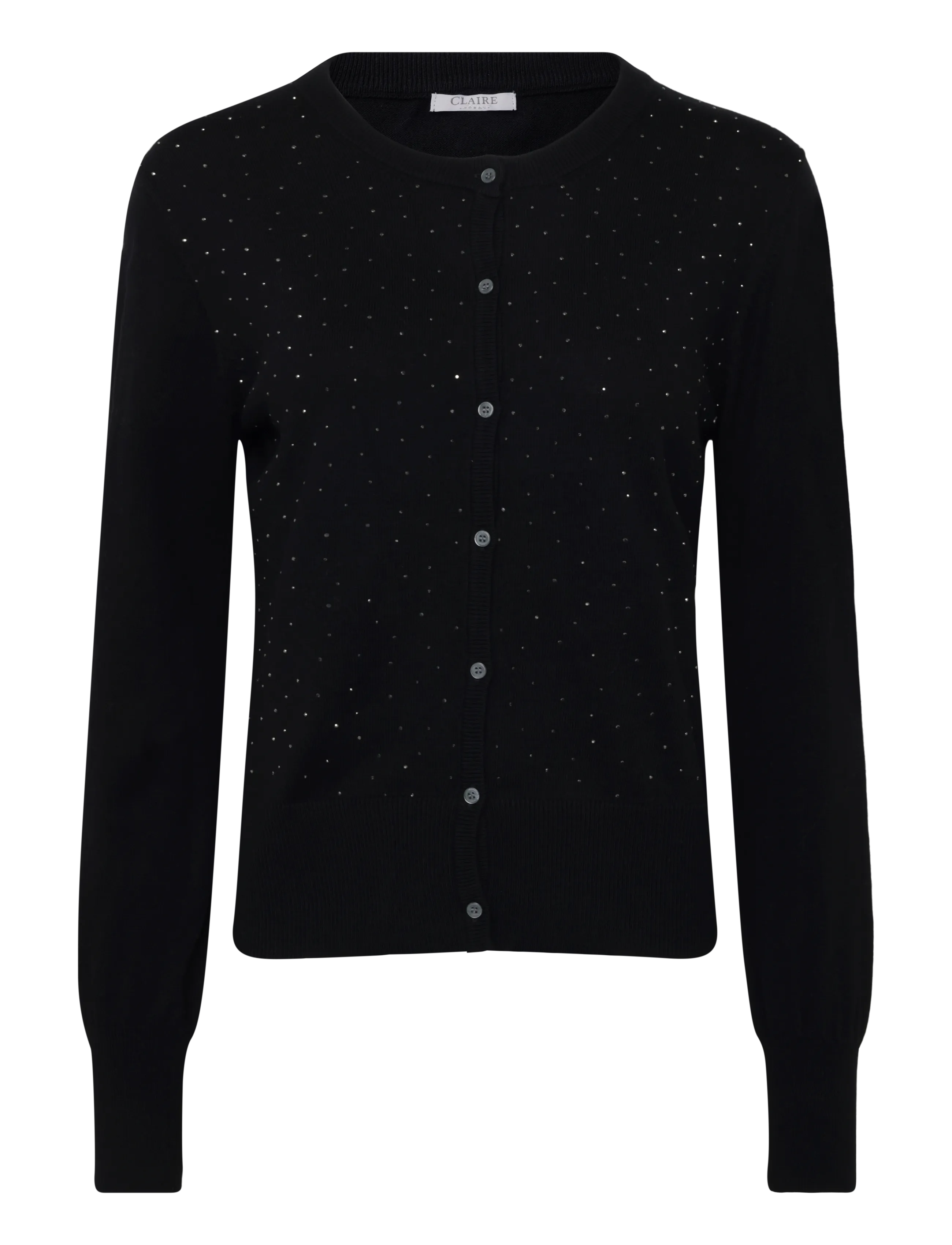 Claire Woman CWCamillaroze - Knitwear - 3244 BLACK / black