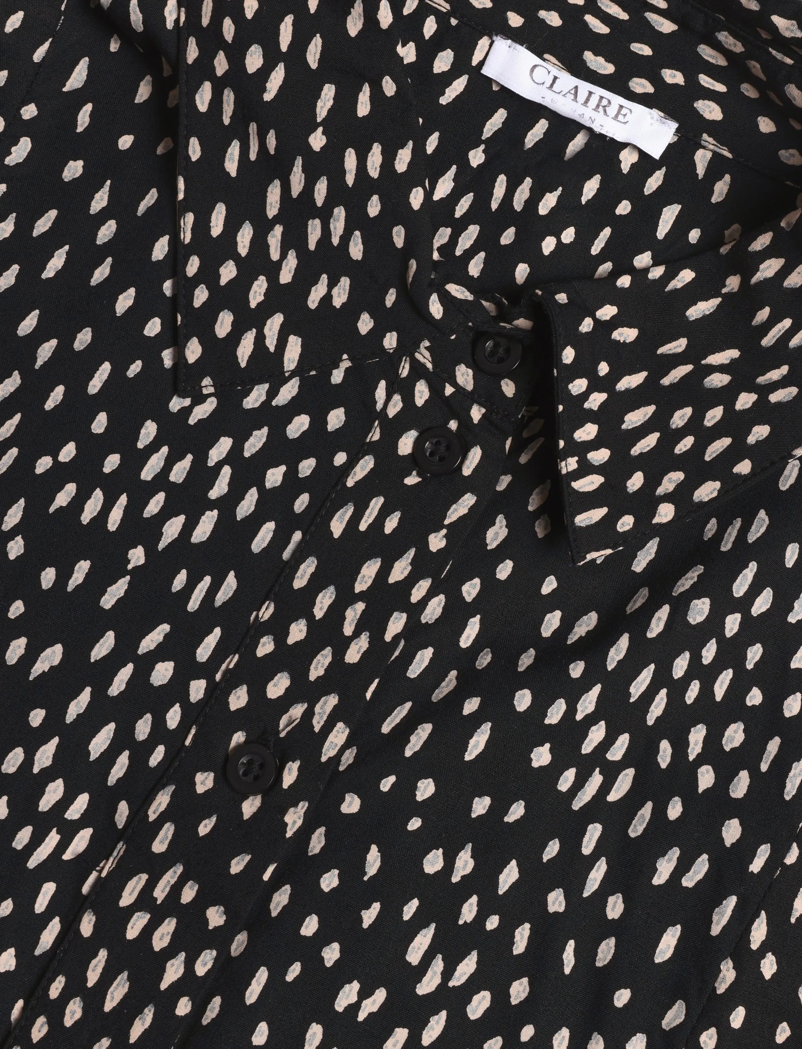 Claire Woman - CWKamila - skjortekjoler - black - 2