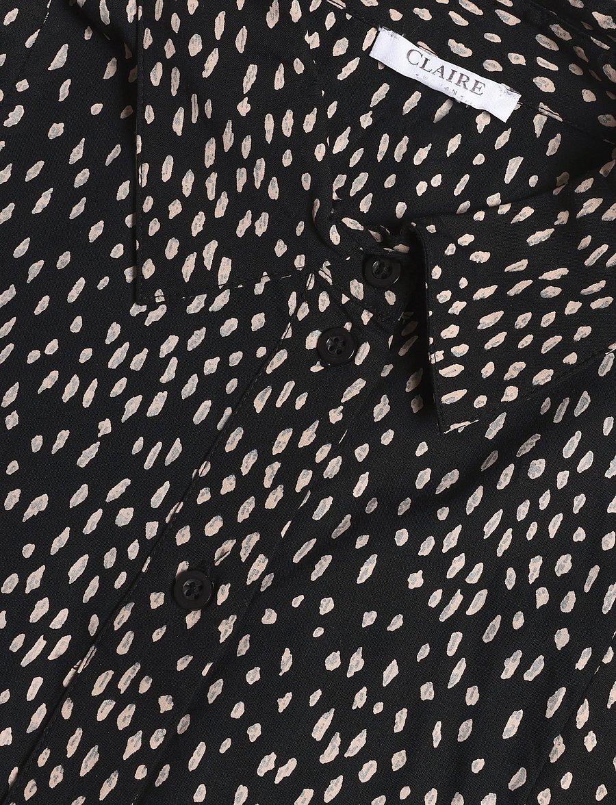 Claire Woman - CWKamila - skjortekjoler - black - 2