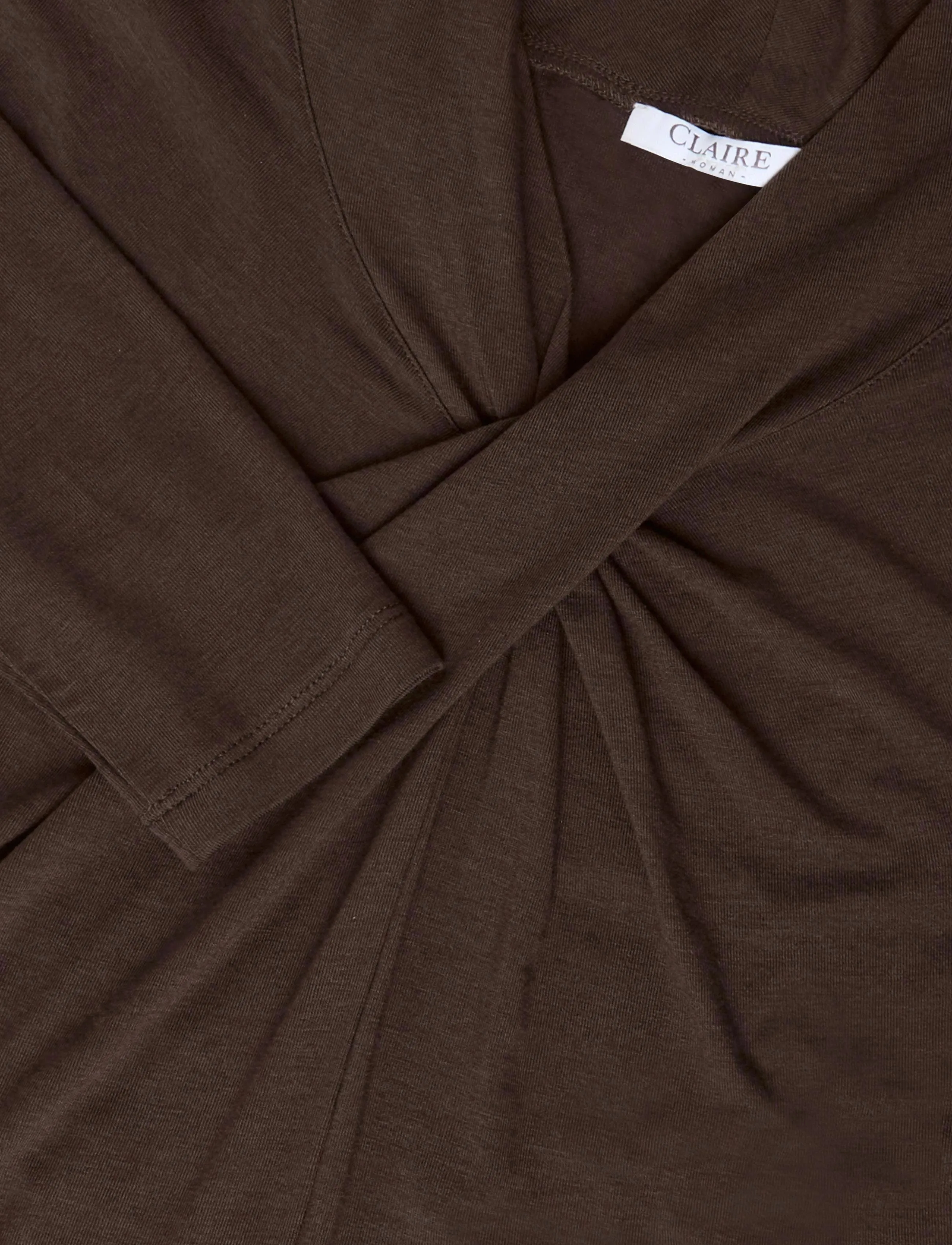 Claire Woman - CWAlayah - striktrøjer - 4562 bitter chocolate - 2