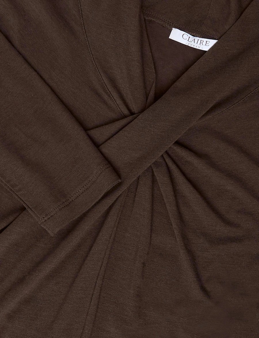 Claire Woman - CWAlayah - striktrøjer - 4562 bitter chocolate - 2